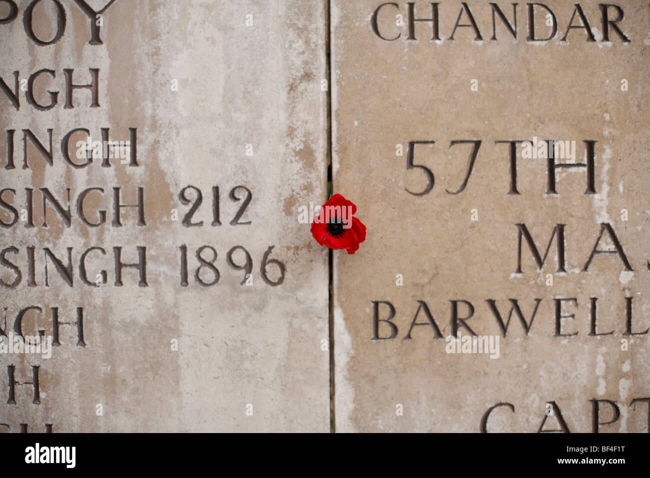 Monument au pont de Menen à Ypres Ypres en Belgique ou à des soldats tués dans la Première Guerre mondiale Banque D'Images