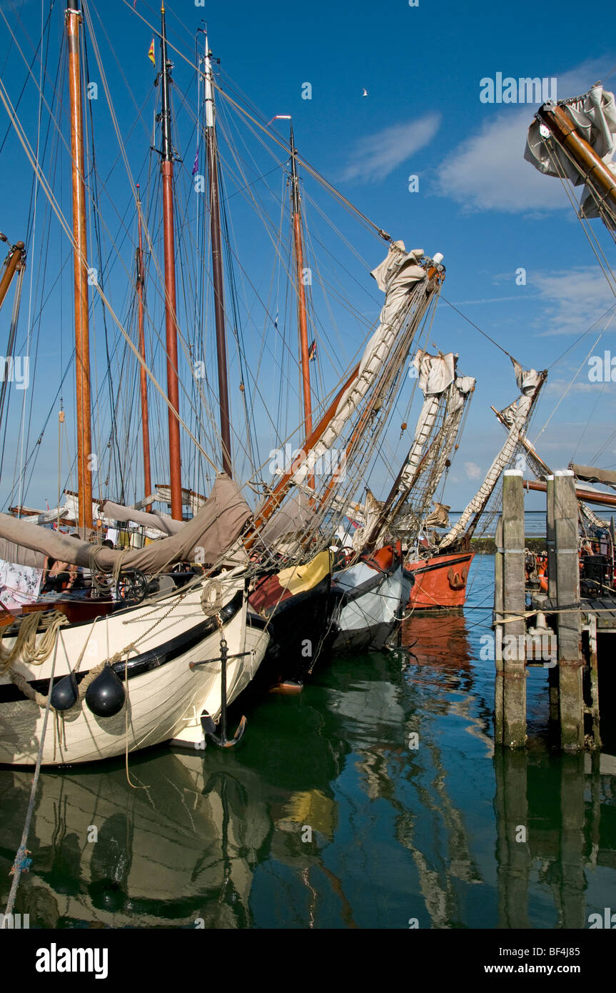 Terschelling Pays-Bas Port Port de la mer Baltique Banque D'Images