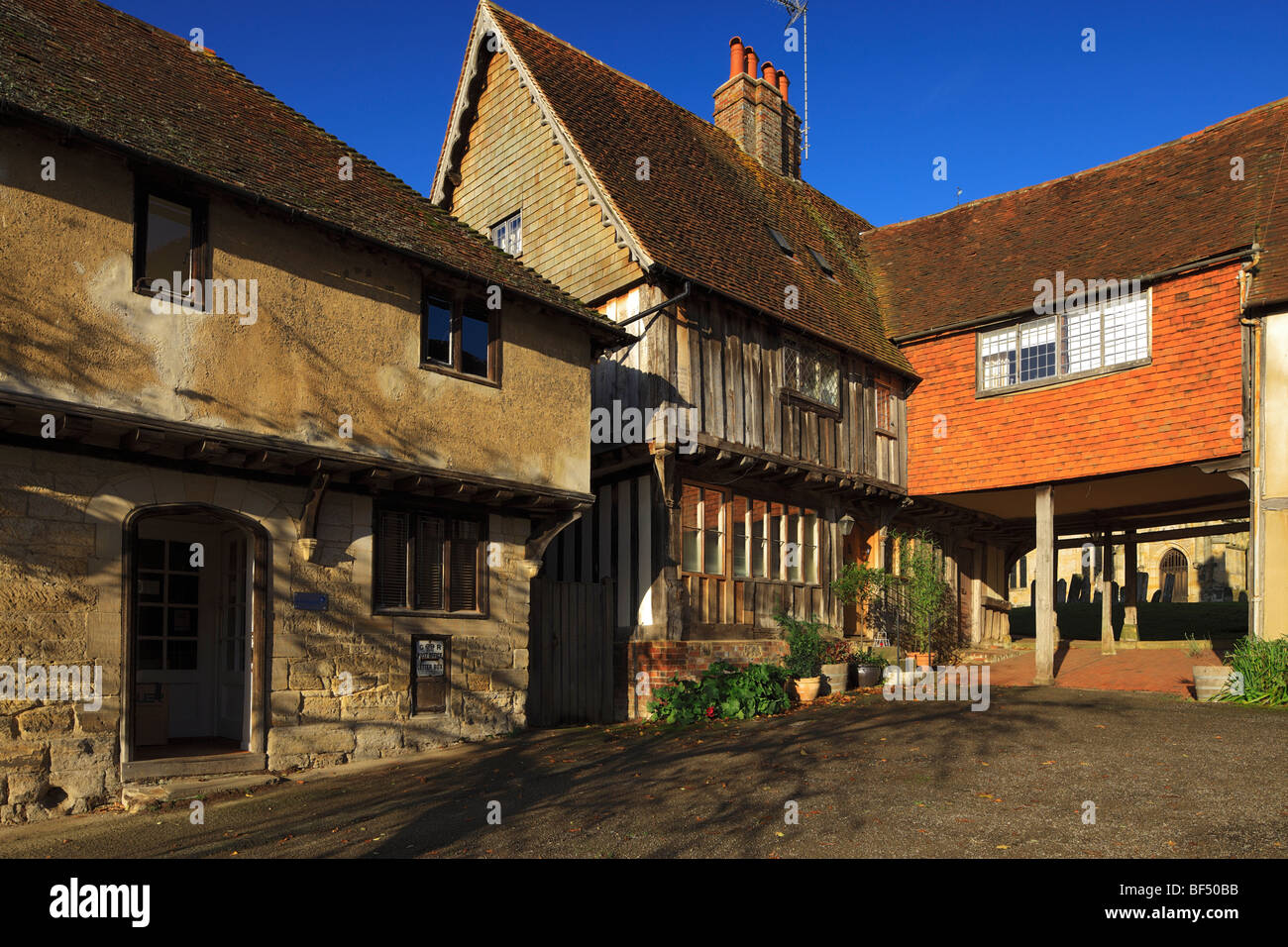 Village Penshurst, Kent, Angleterre, Royaume-Uni. Banque D'Images