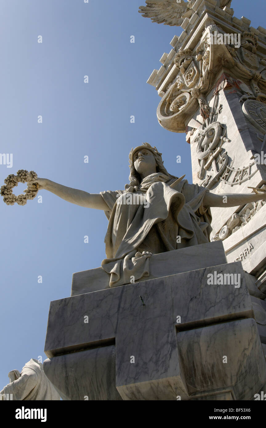 Monumento a los Bomberos , Le Monument aux pompiers de la Nécropole , La Havane , Cuba Banque D'Images