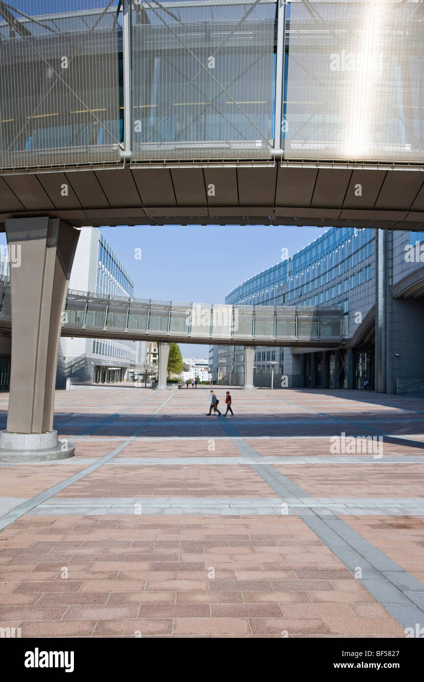 Le Parlement européen de Bruxelles, Belgique Banque D'Images