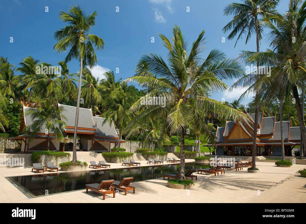 L'Amanpuri Resort, l'île de Phuket, Thaïlande, Asie Banque D'Images