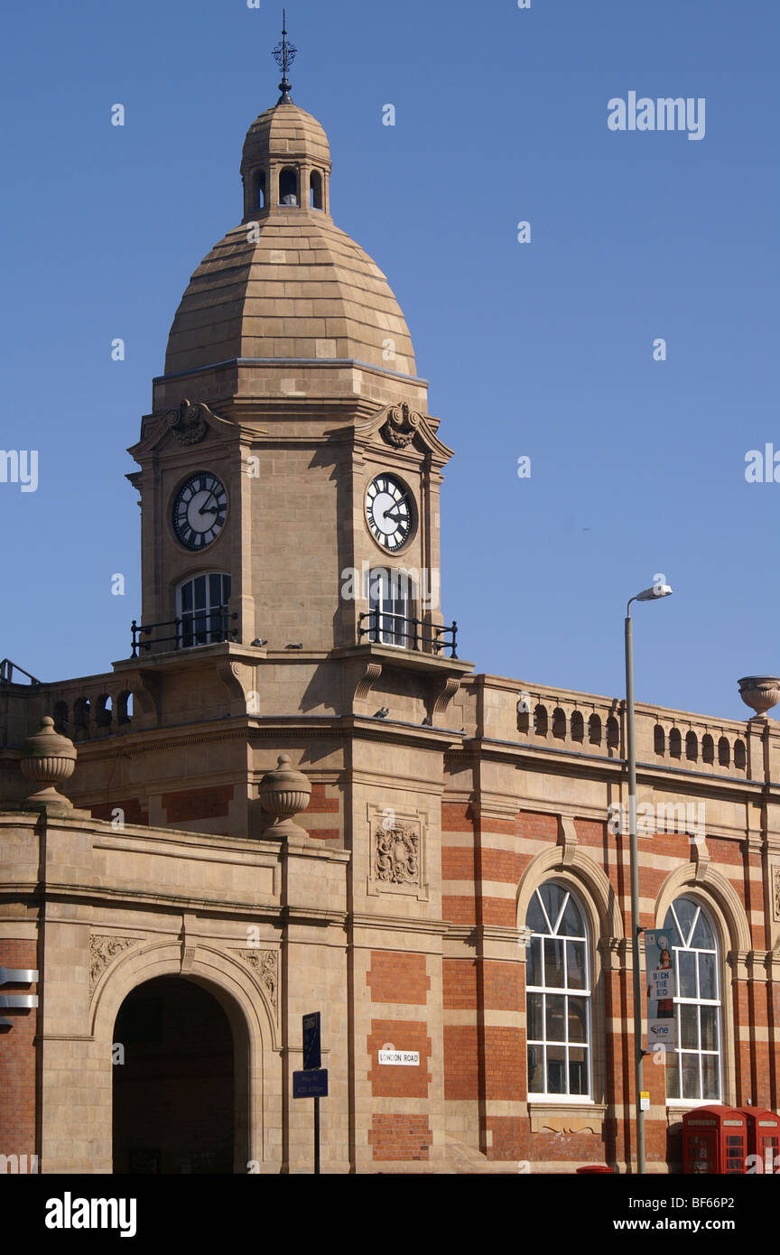 La gare de Leicester Banque D'Images