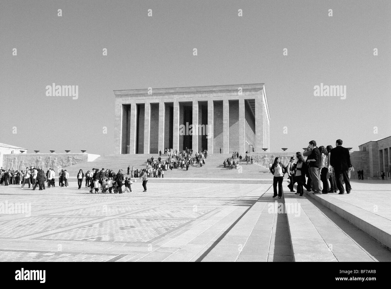 Mausolée d'ATATÜRK À ANKARA Banque D'Images