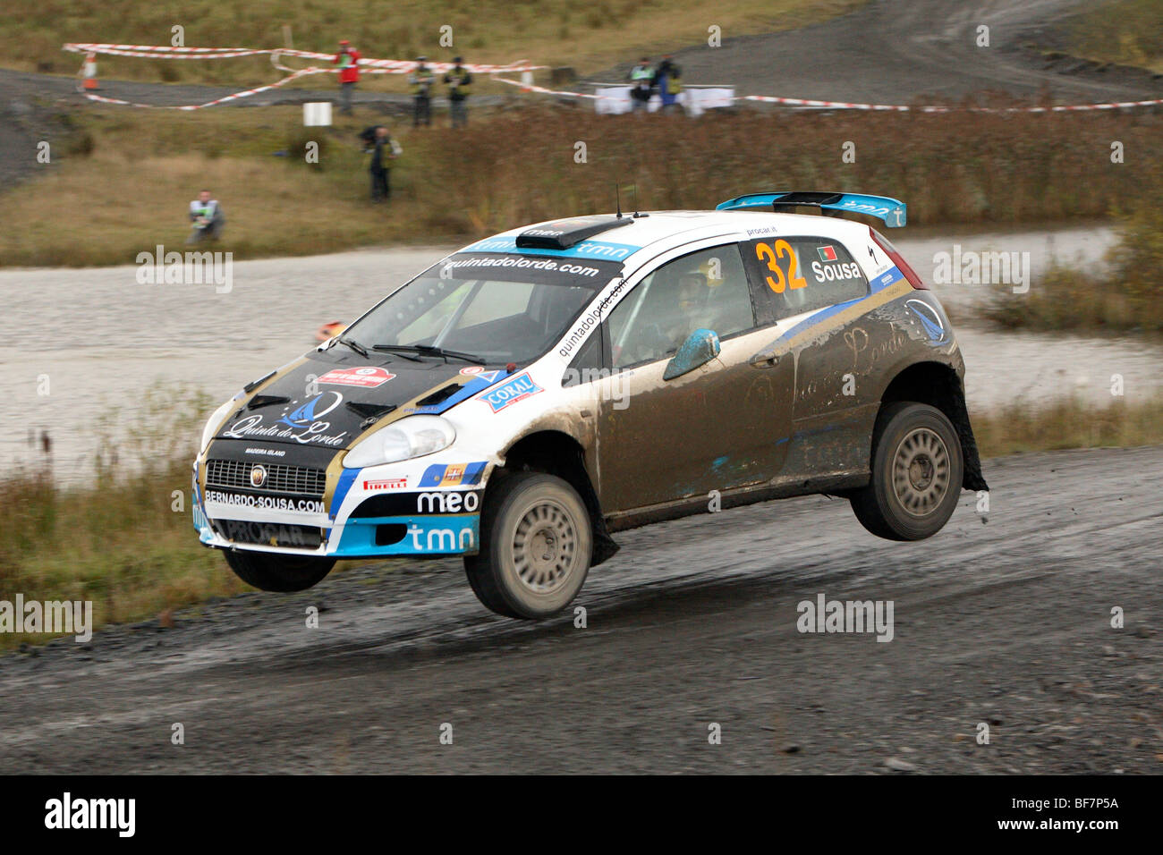 Bernardo Sousa, WRC Rallye GB, Pays de Galles, Royaume-Uni Banque D'Images