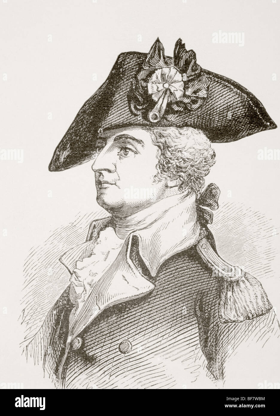 Anthony Wayne 1745 à 1796. Général et homme d'État. Banque D'Images