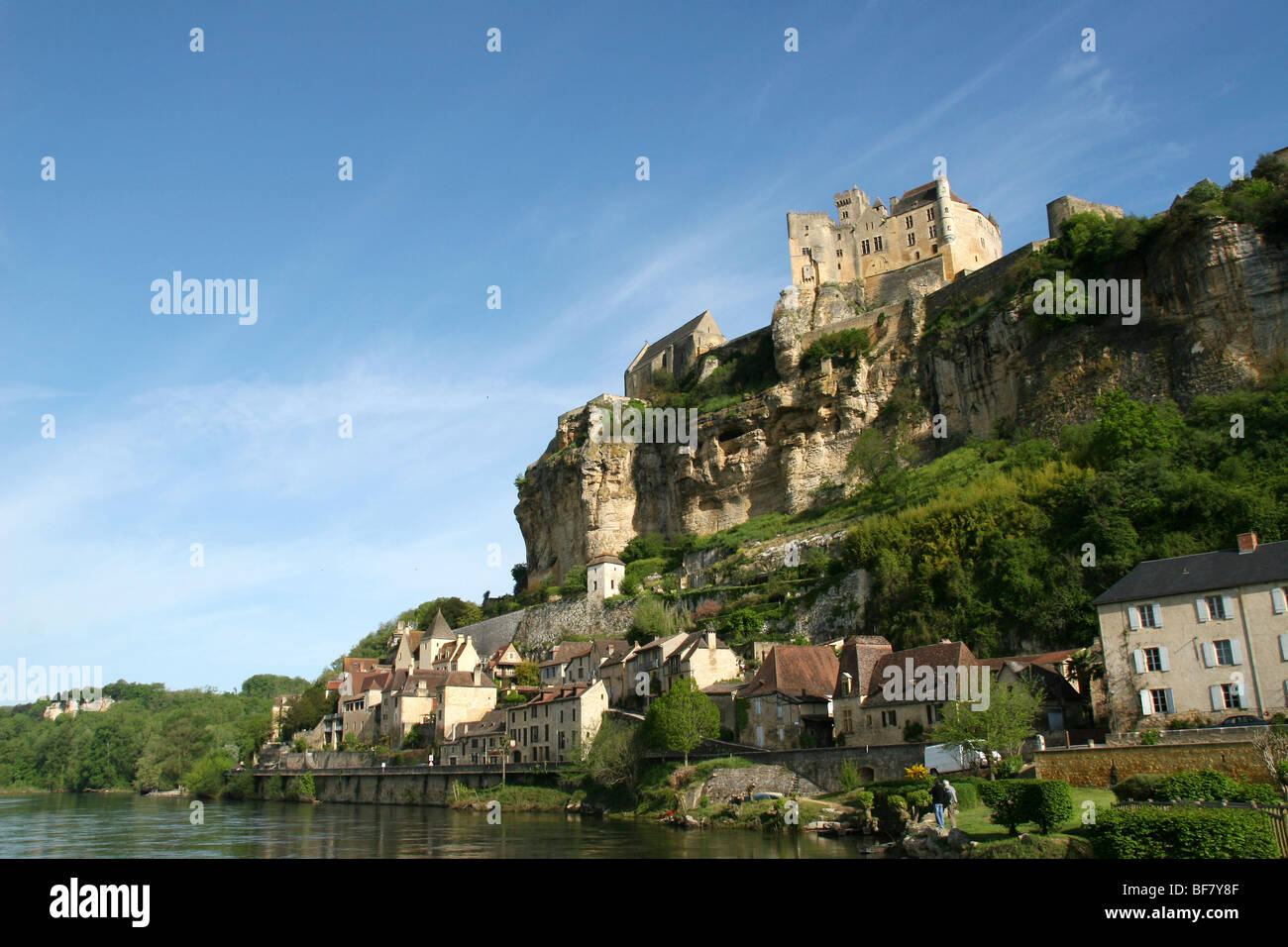 Beynac (24) : Château Banque D'Images