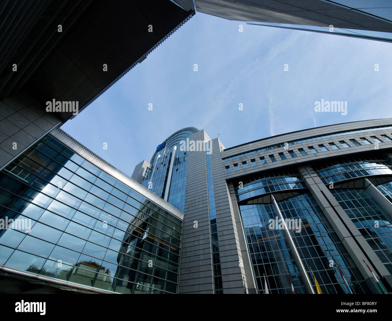 Bâtiment du Parlement européen, Bruxelles, Belgique Banque D'Images