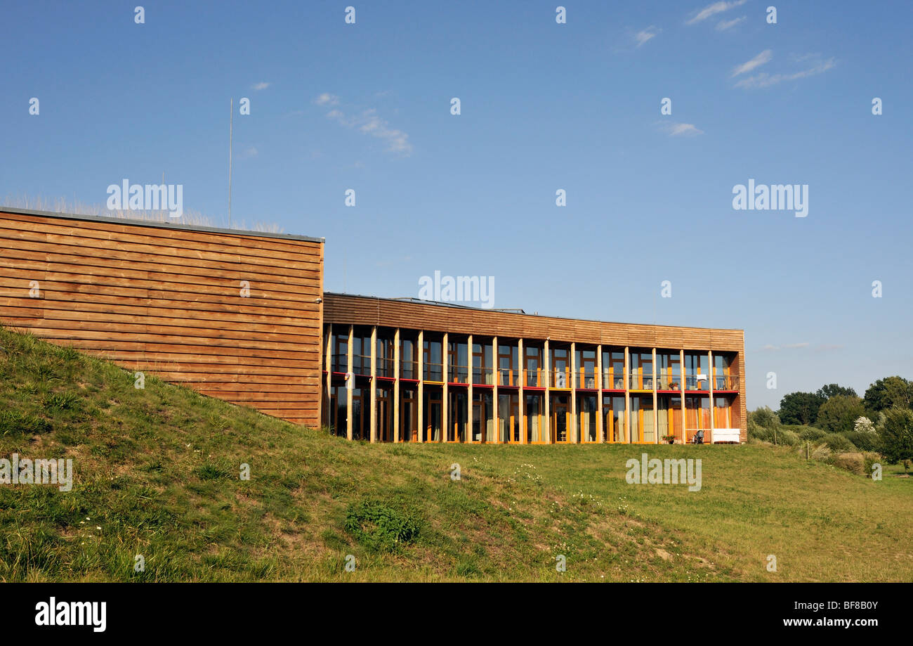 De faible énergie, de la Construction Durable Slunakov Centre pour des activités éducatives et écologiques, Horka près d'Olomouc République Tchèque Banque D'Images