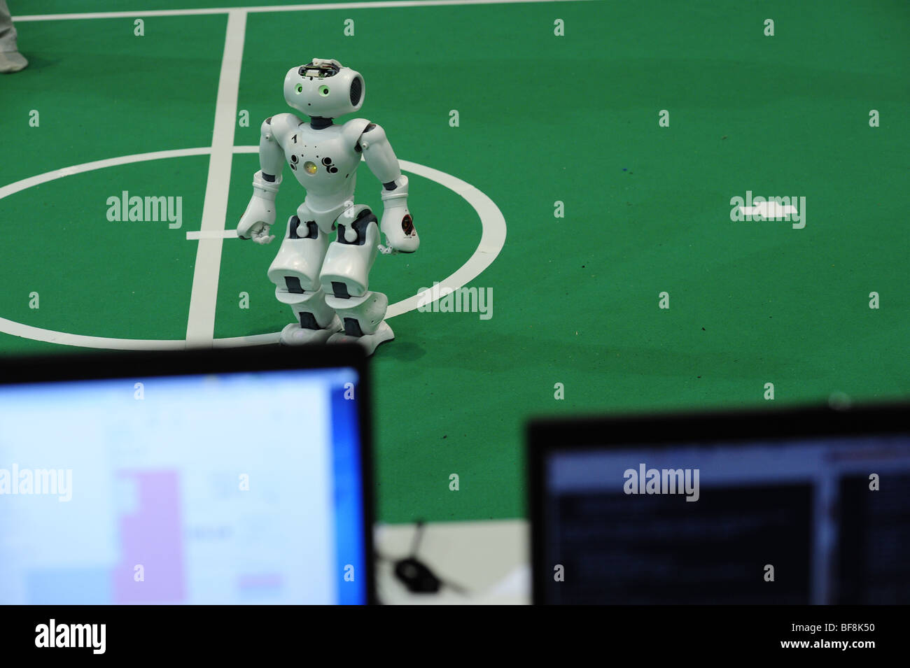 La RoboCup 2009, Graz, championnat du monde de robot, robotique, humanoïde, Nao-robot Banque D'Images