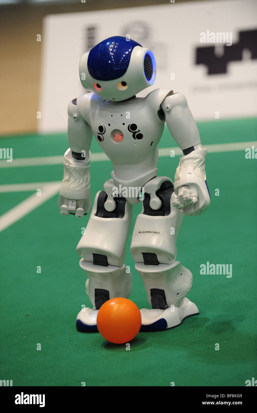 La RoboCup 2009, Graz, championnat du monde de robot, robotique, humanoïde, Nao-robot Banque D'Images