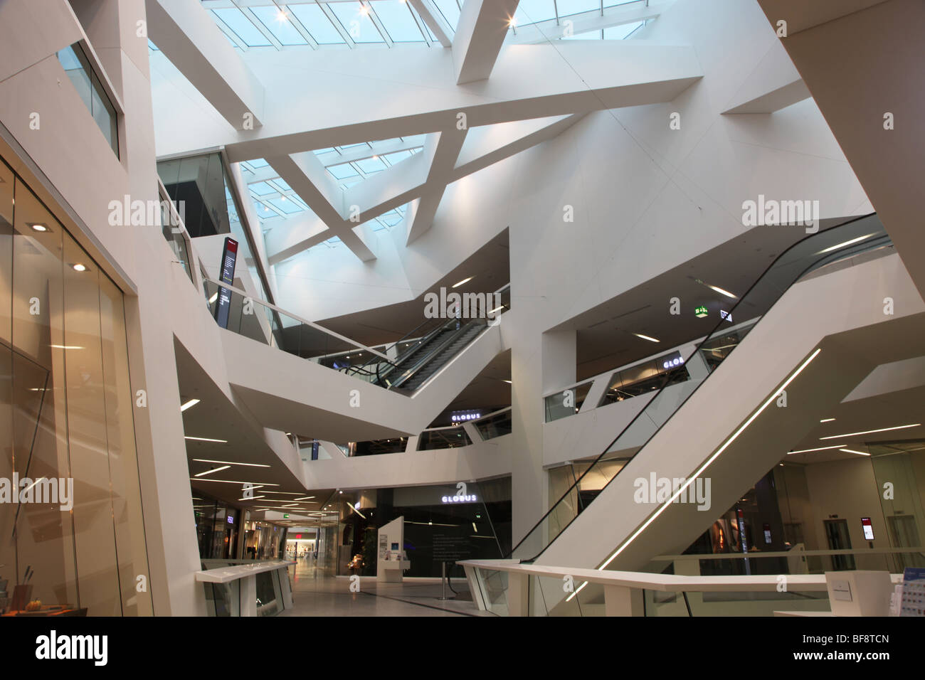 Centre commercial Westside, conçu par Daniel Libeskind à Berne Banque D'Images