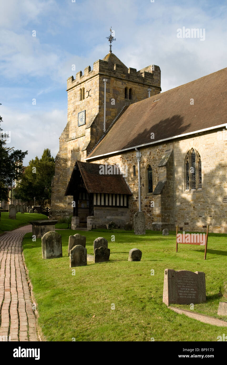 L'église St Mary à Newick, East Sussex, Angleterre. Banque D'Images