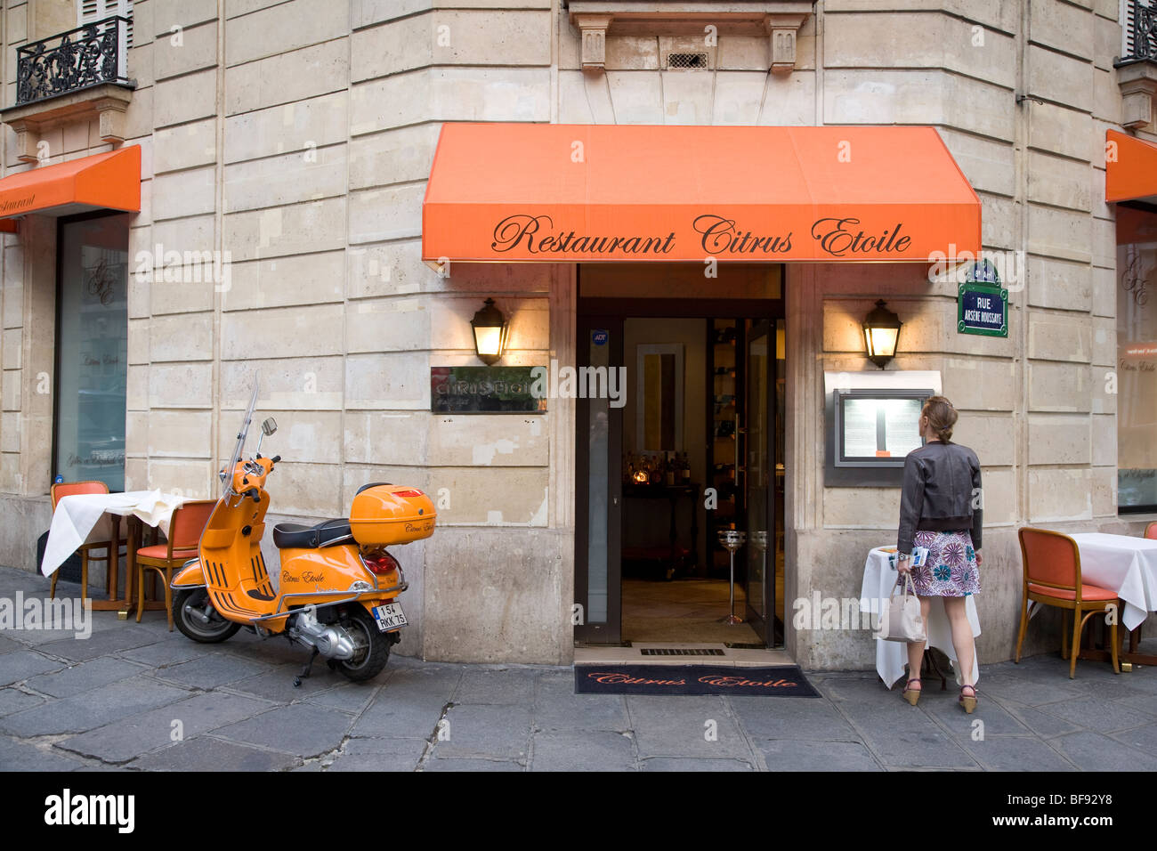 Restaurant Citrus Etoile, Paris, France Banque D'Images