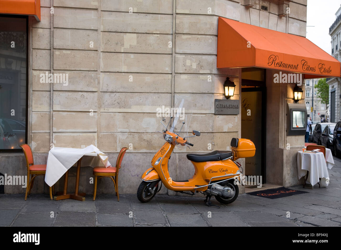 Restaurant Citrus Etoile, Paris, France Banque D'Images