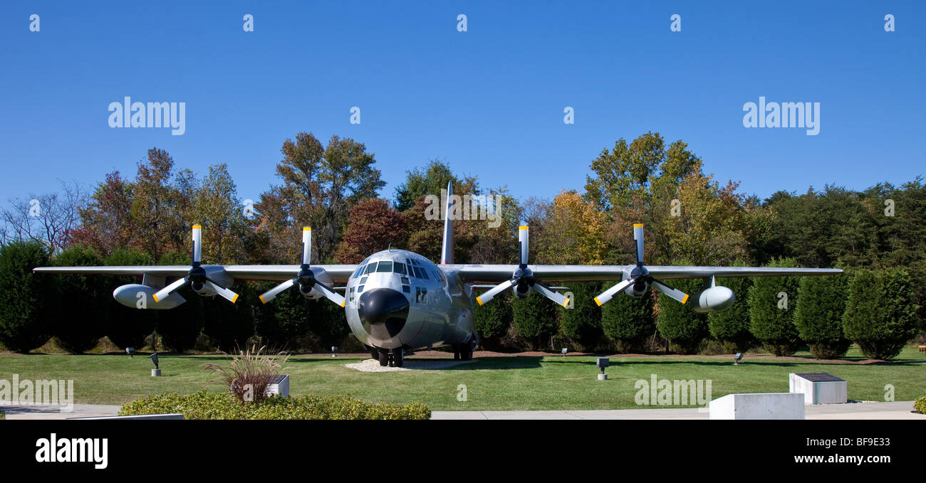 Musée national de cryptologie de la NSA par l'exposition statique d'avions Maryland Banque D'Images