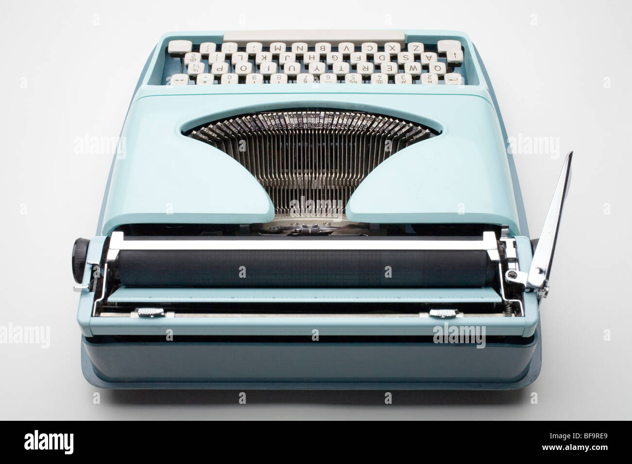 Close up de touches de machine à écrire. Banque D'Images