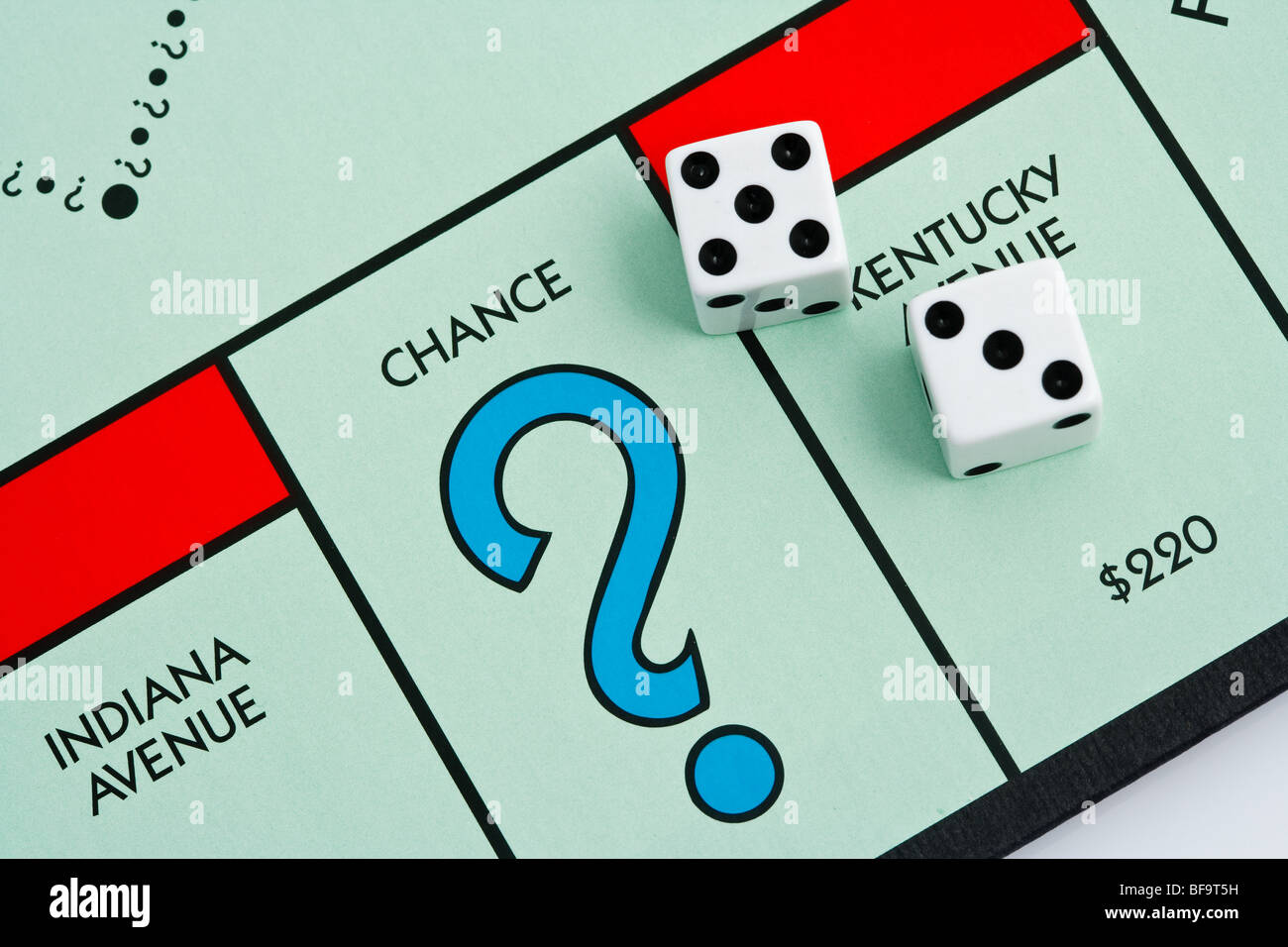 Jeu de Monopoly Banque D'Images