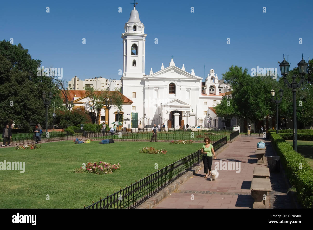 Basilique Nuestra Senora del Pilar, Basilique, La Recoleta, Buenos Aires, Argentine Banque D'Images
