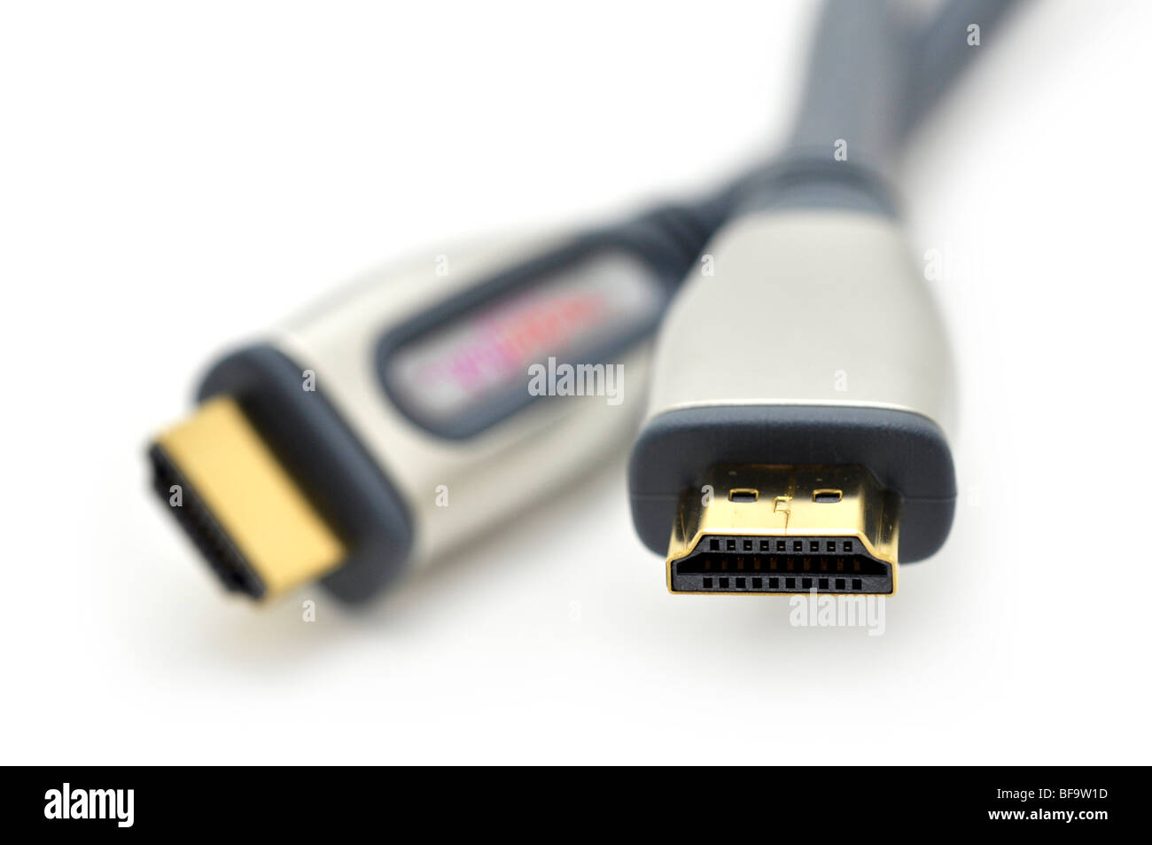HDMI (Interface Multimédia Haute Définition) Connecteurs de câble Banque D'Images
