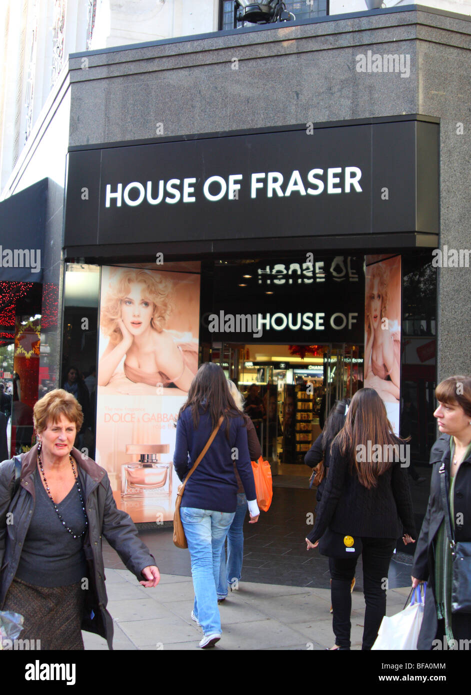 House of Fraser department store, Oxford Street, Londres, Angleterre, Royaume-Uni Banque D'Images