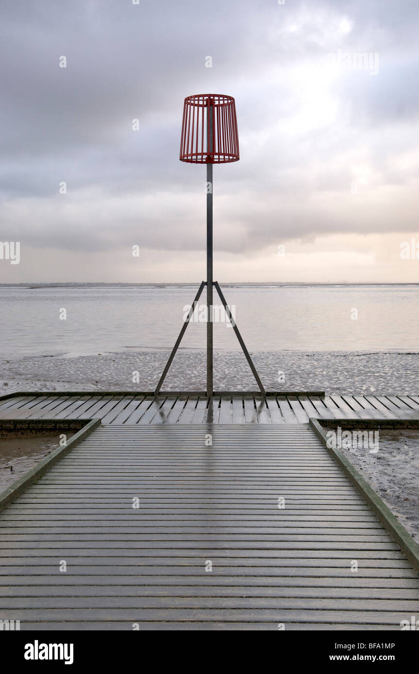 Lytham St Annes jetty Banque D'Images