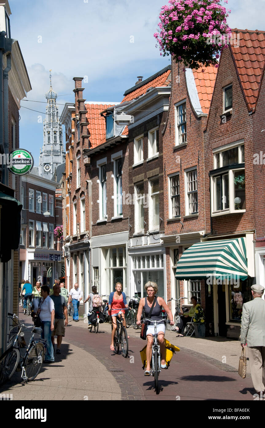 Haarlem Pays-Bas Hollande Ville historique ville Banque D'Images