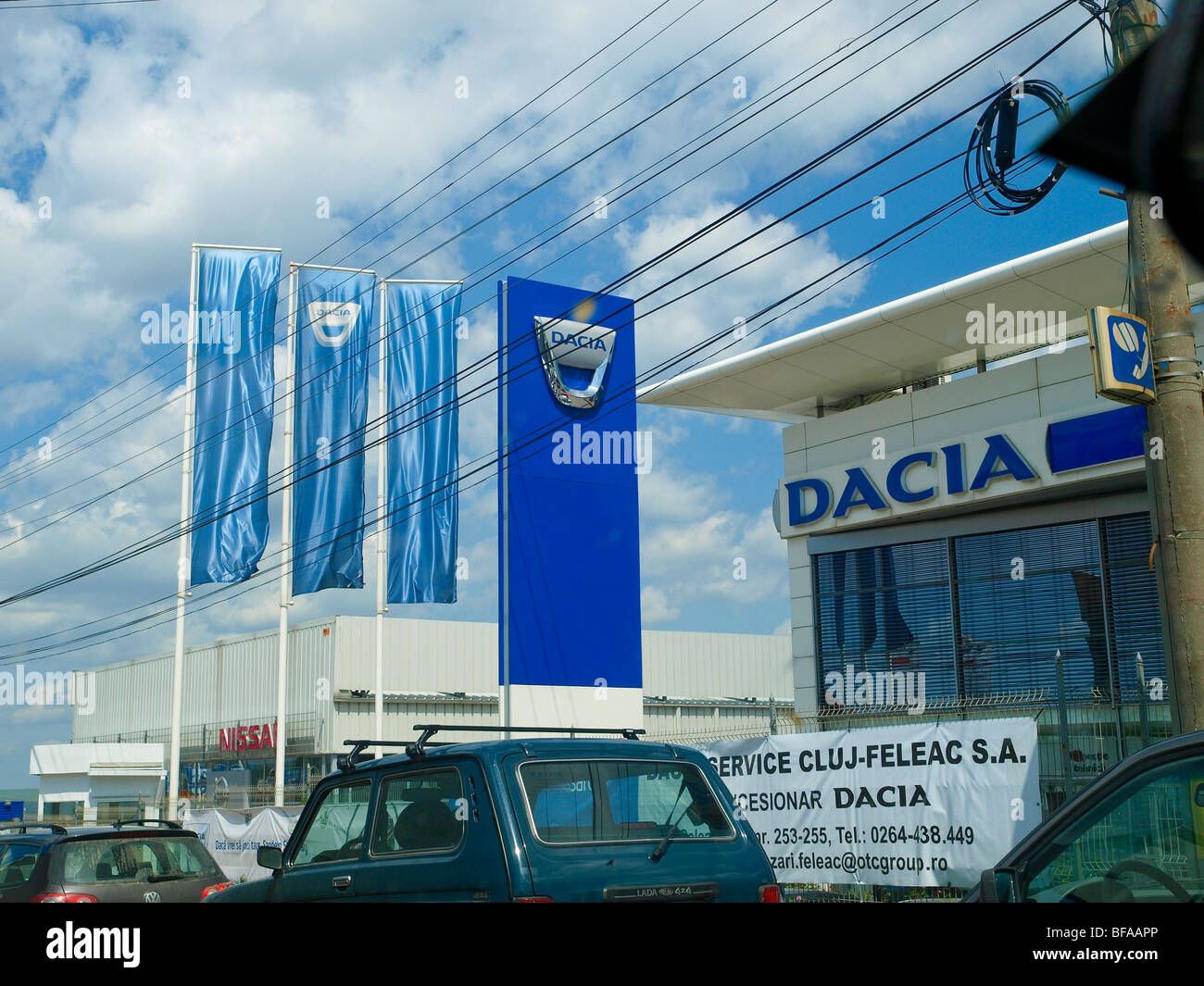 Zone industrielle, Dacia Banque D'Images