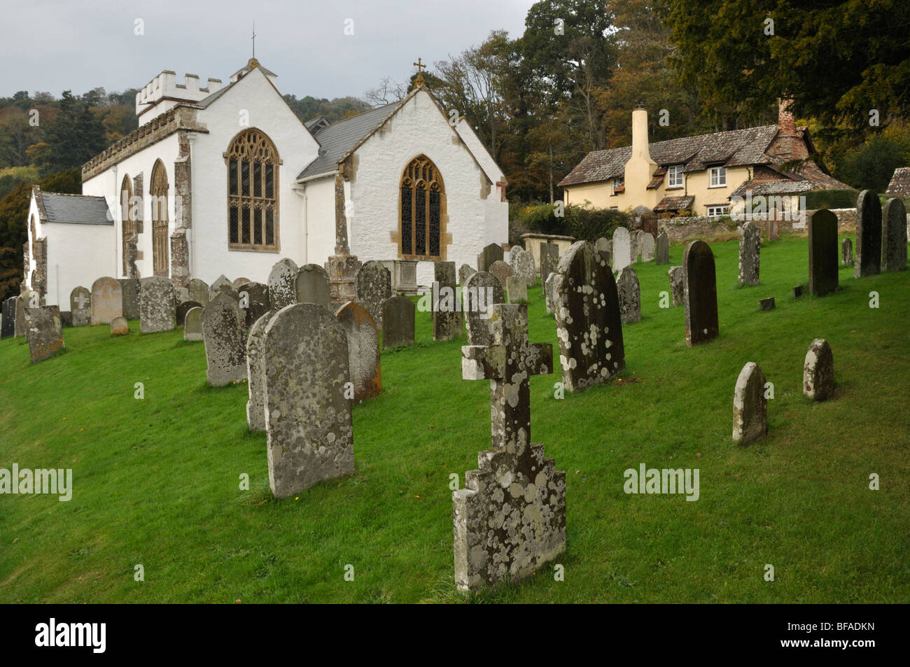 Église Selworthy, Somerset Banque D'Images