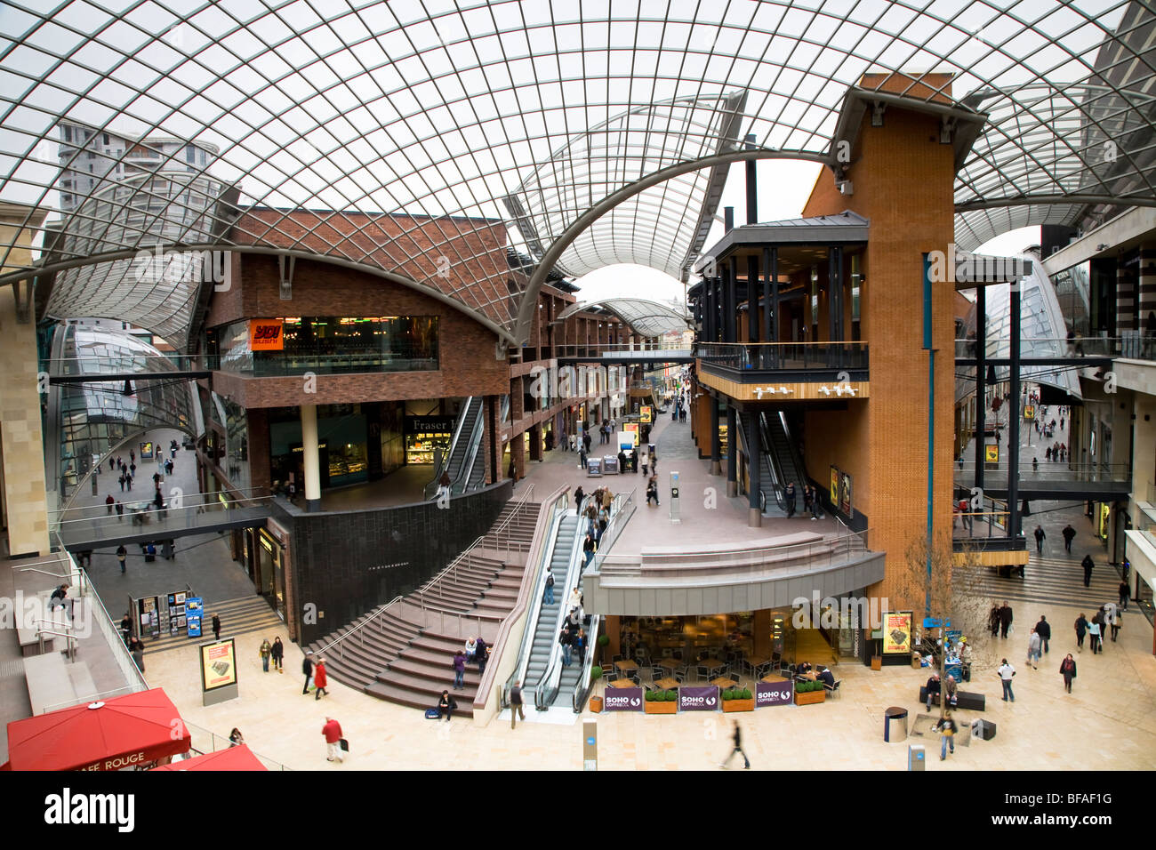 Cabots Circus Shopping Mall. Banque D'Images