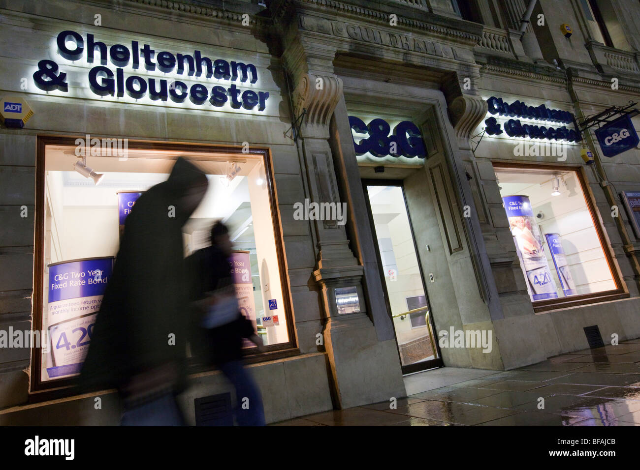 Une succursale de la Cheltenham & Gloucester Building Society, Gloucester, Gloucestershire UK Banque D'Images