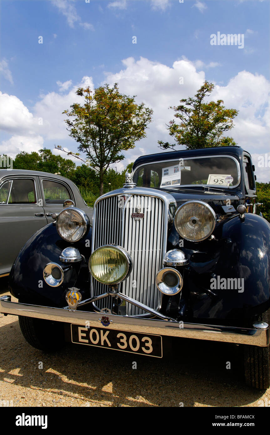 1938 Rover 16 bleu classic car Banque D'Images