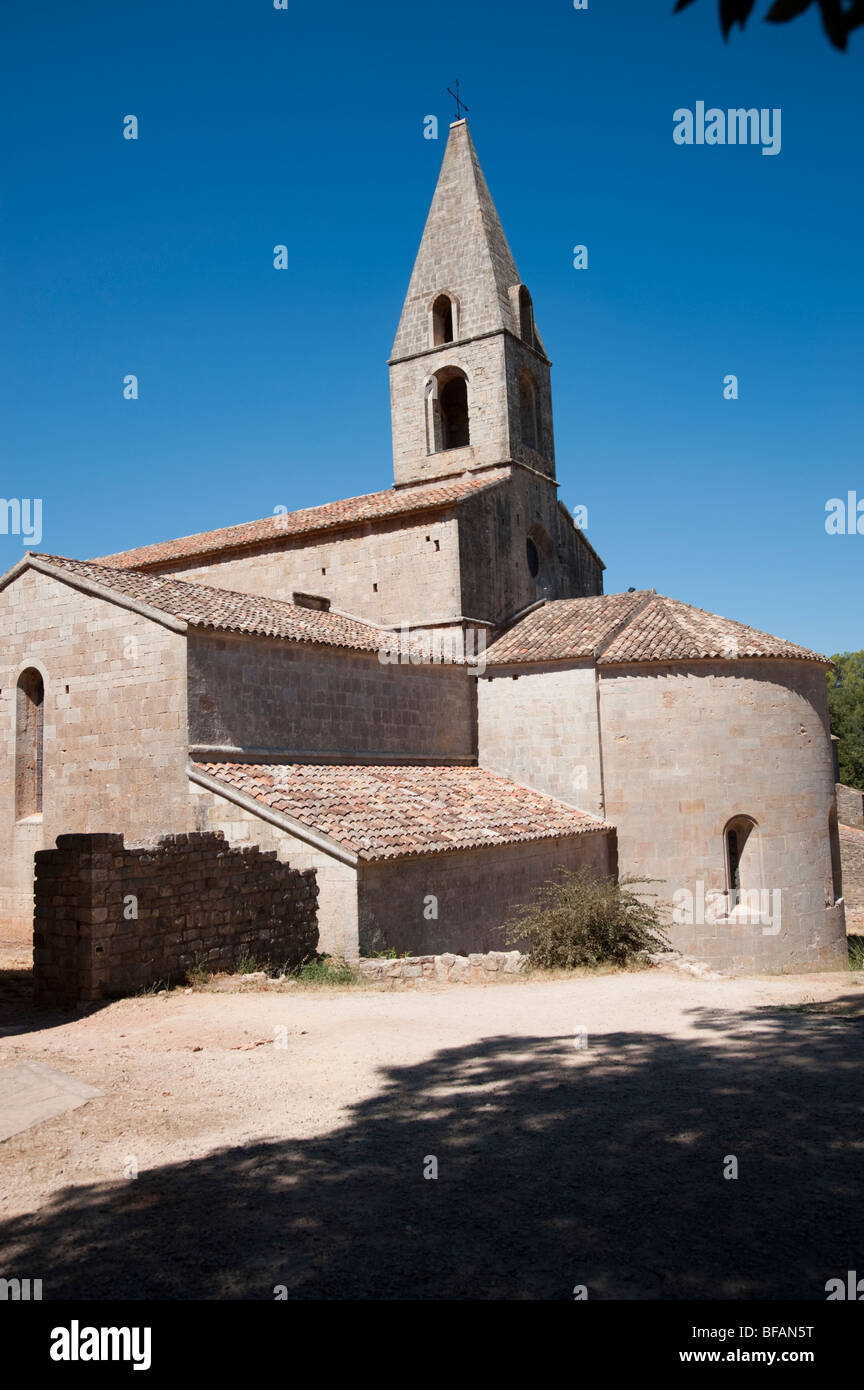 Chapelle de l'abbaye cistercienne du Thoronet, Provence Sud de la France Banque D'Images