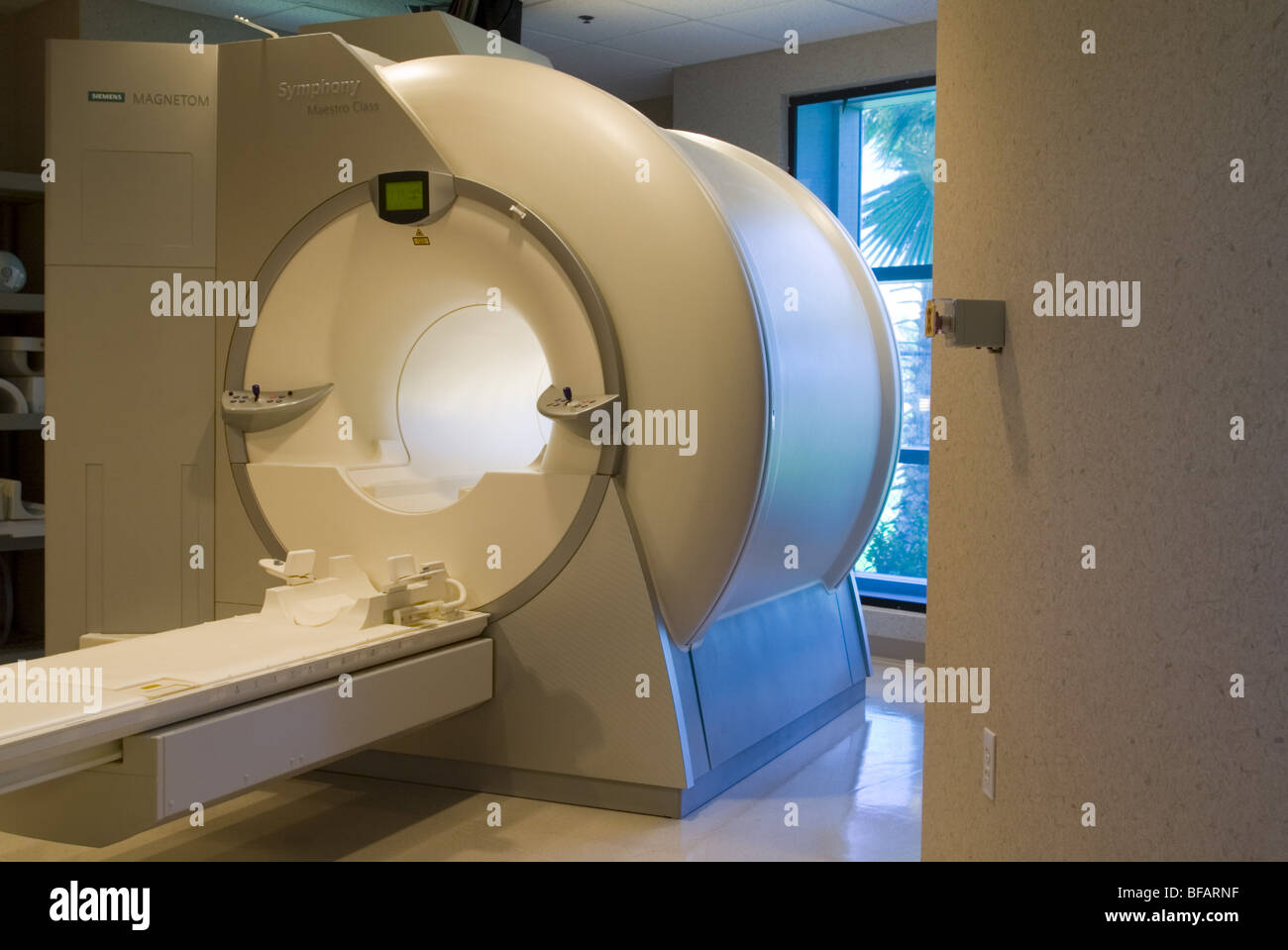 Nouveau dispositif d'imagerie médicale, cat scan machine. Banque D'Images