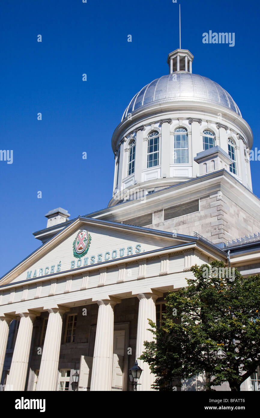 Marche Bonsecours dans le Vieux Montréal Canada Banque D'Images