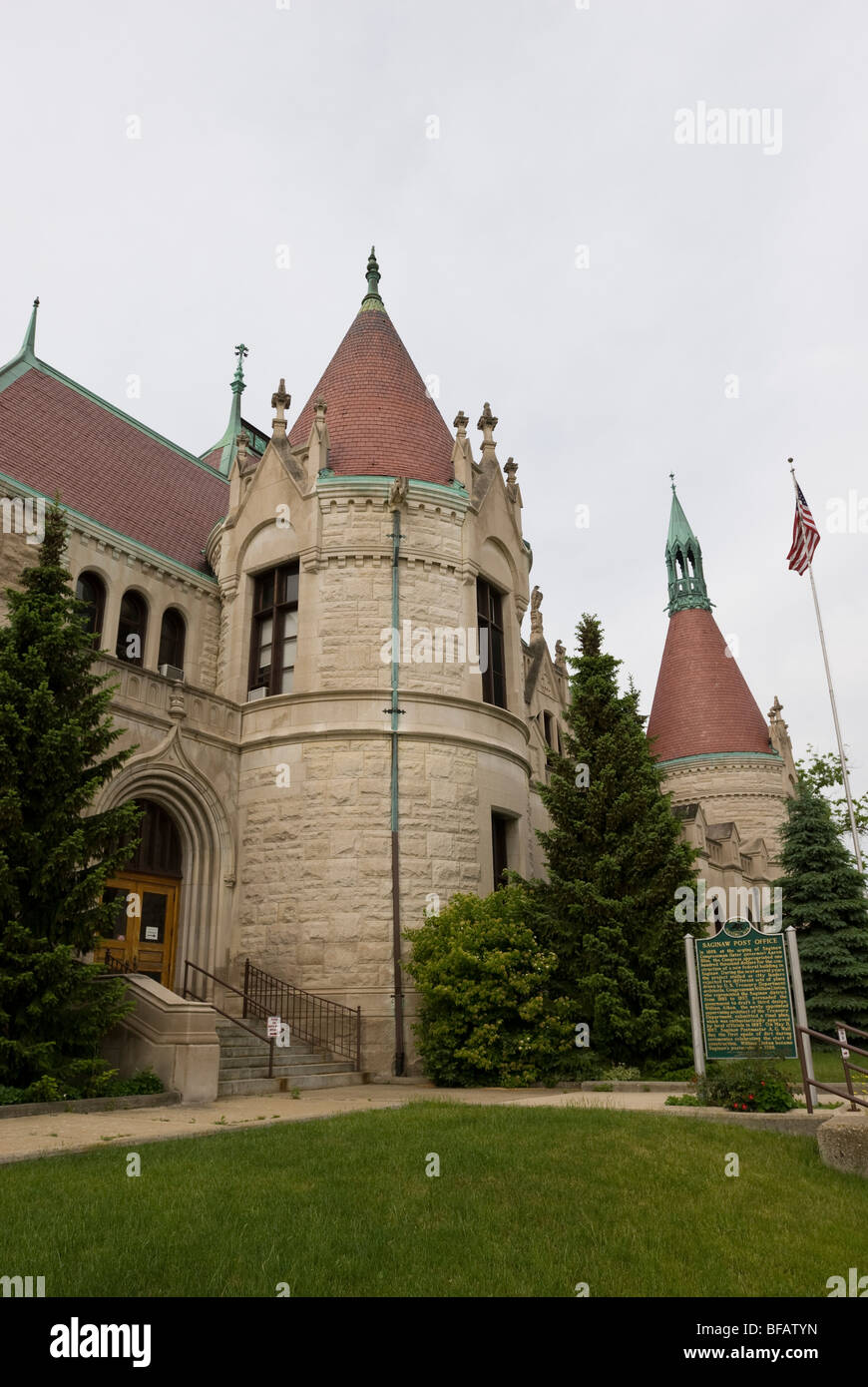 Musée du château, Saginaw, Michigan, États-Unis d'Amérique Banque D'Images