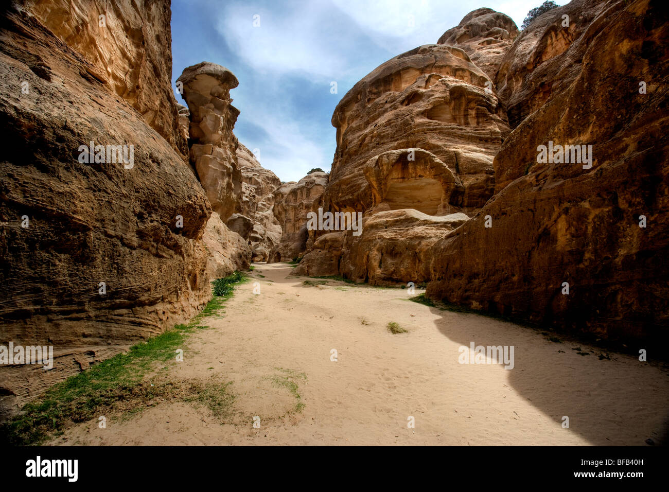 Al-Beidha, Little Petra, Jordanie Banque D'Images