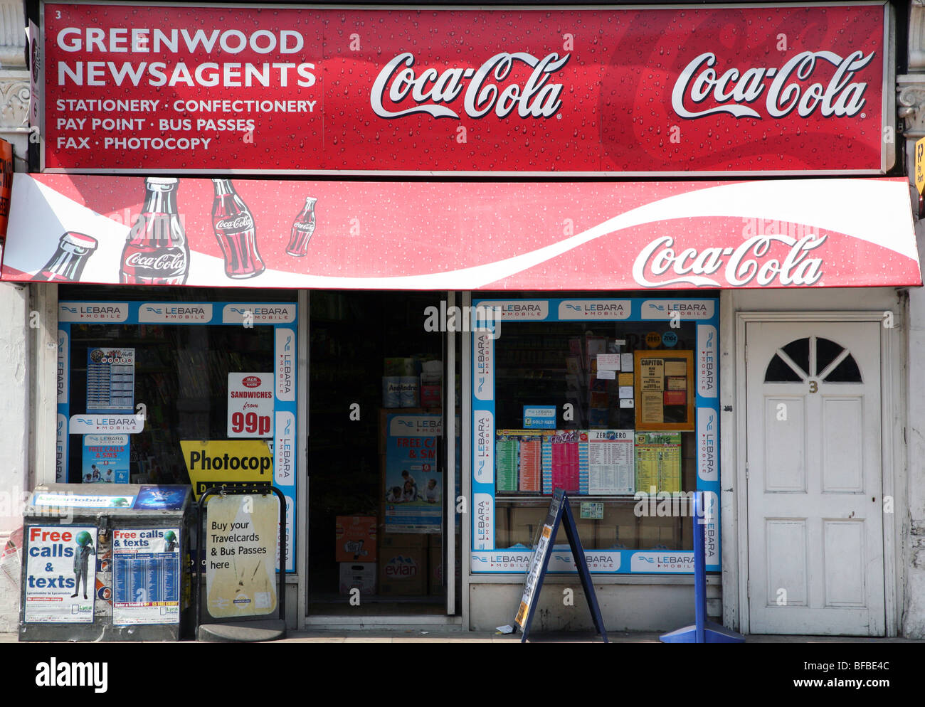 Les marchands de type boutique, ouest de Londres Banque D'Images