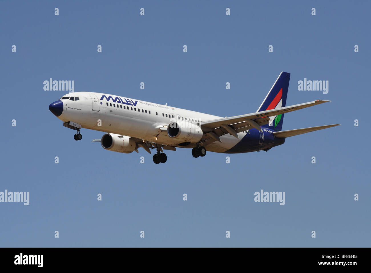 Malev Hungarian Airlines Boeing 737-800 Banque D'Images