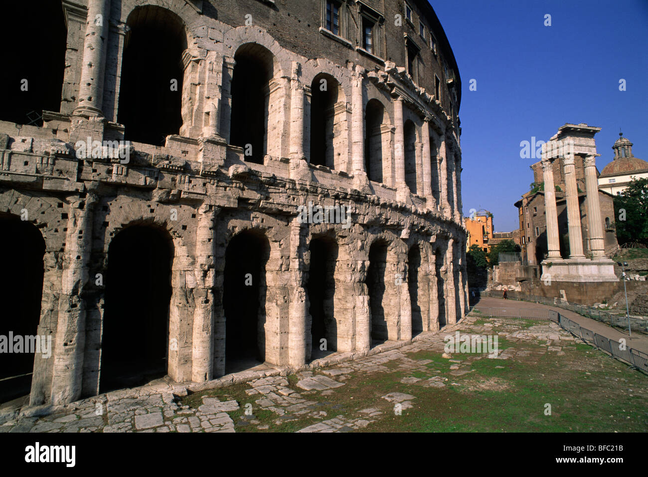 Italie, Rome, théâtre Marcellus Banque D'Images