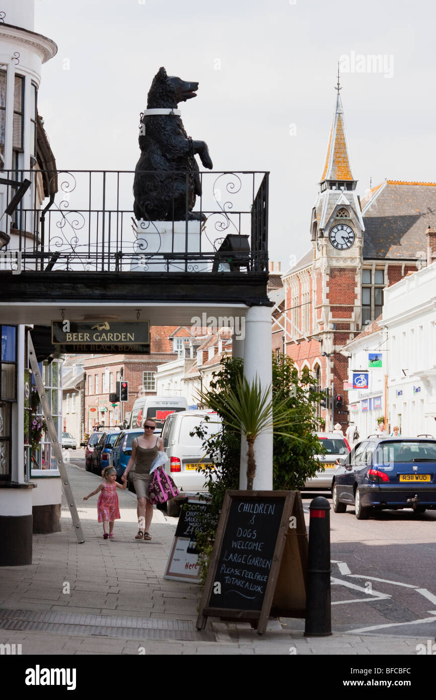 Black Bear Pub à Wareham, Dorset, Angleterre Banque D'Images