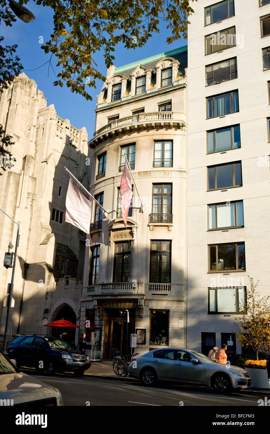 National Academy of Design, Cinquième Avenue, fondée par Samuel F. B. Morse et Rembrandt Peale, Museum Mile, New York City Banque D'Images