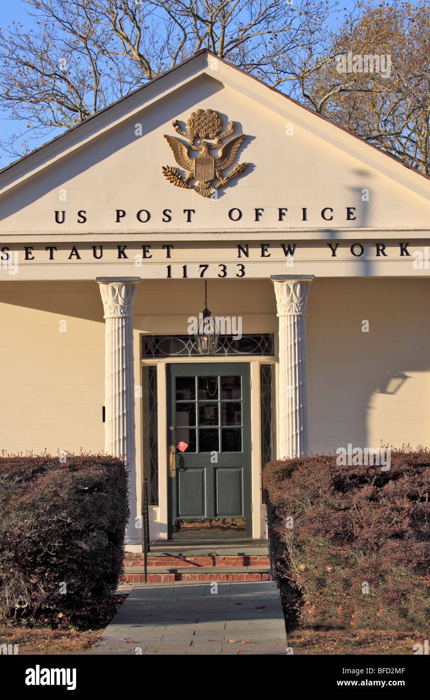 United States Post Office, Setauket, Long island, NY Banque D'Images