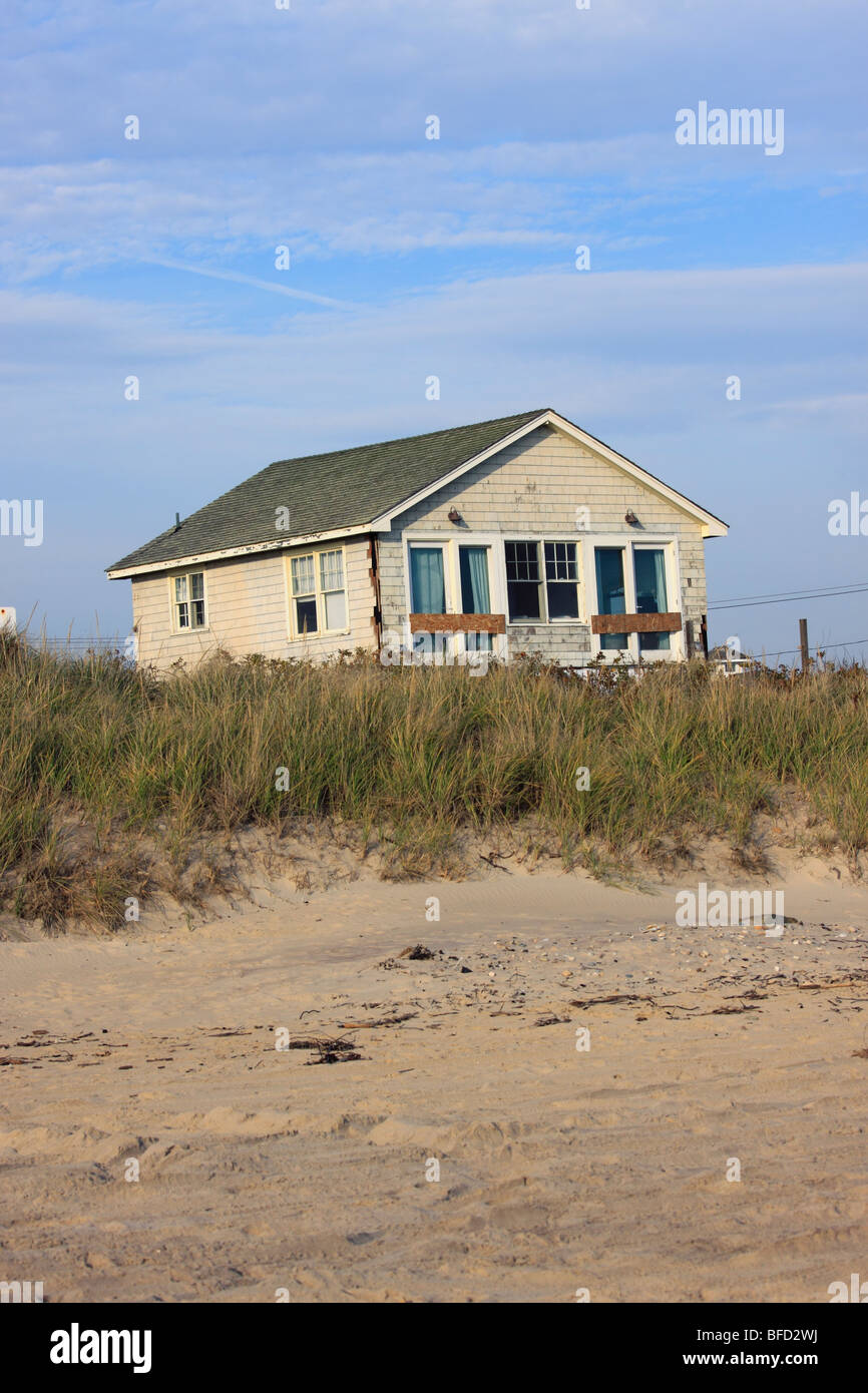 Beach house, Montauk, Long Island, NY Banque D'Images