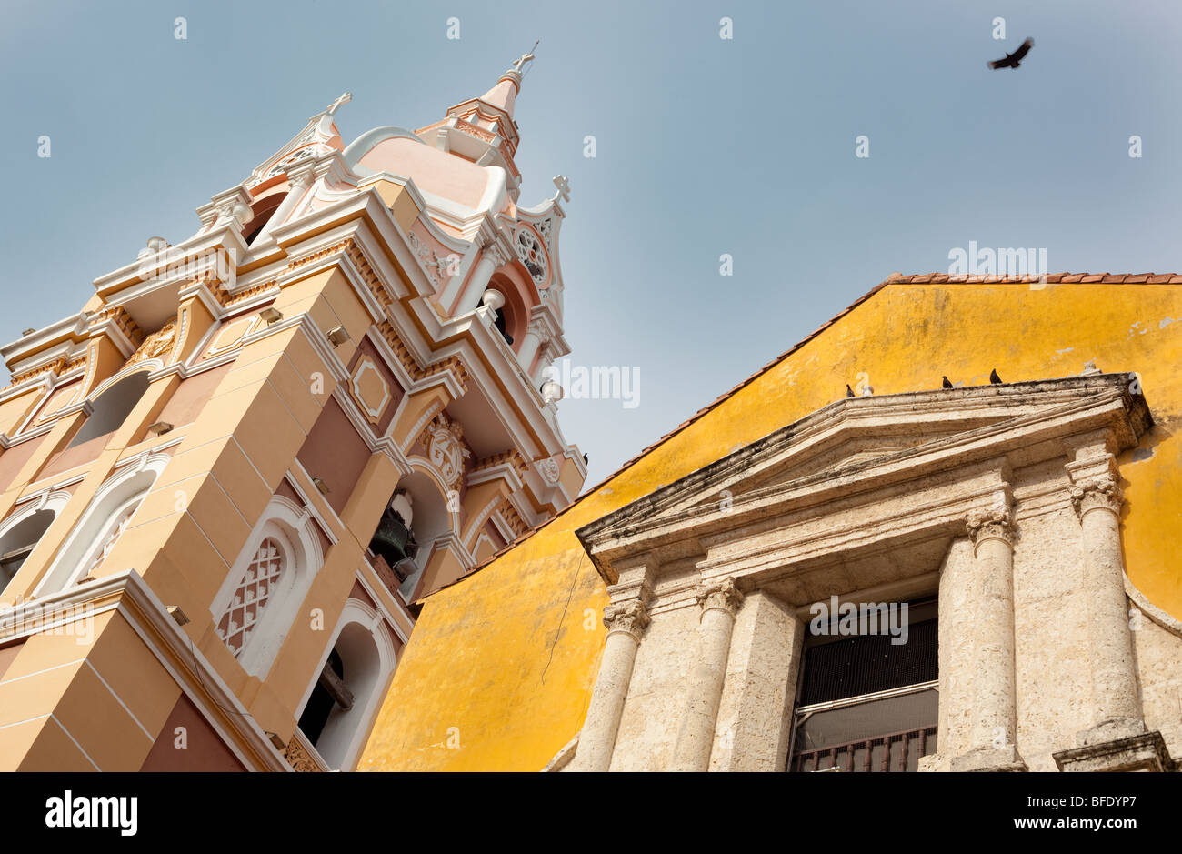 Cathédrale de Cartagena de Indias, Colombie Banque D'Images