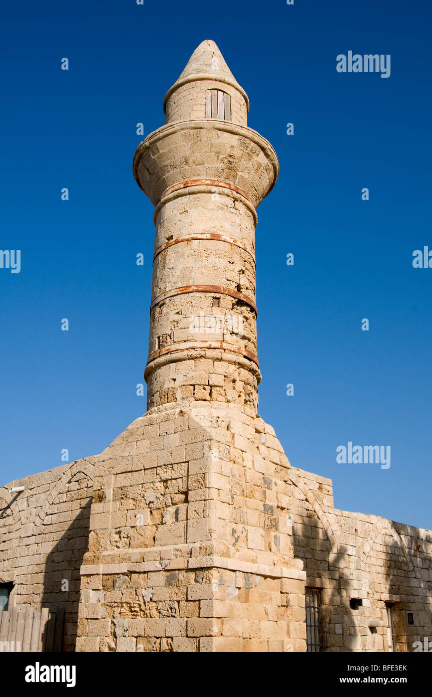 Règlement bosniaque musulmane Ceasarea Israël Banque D'Images