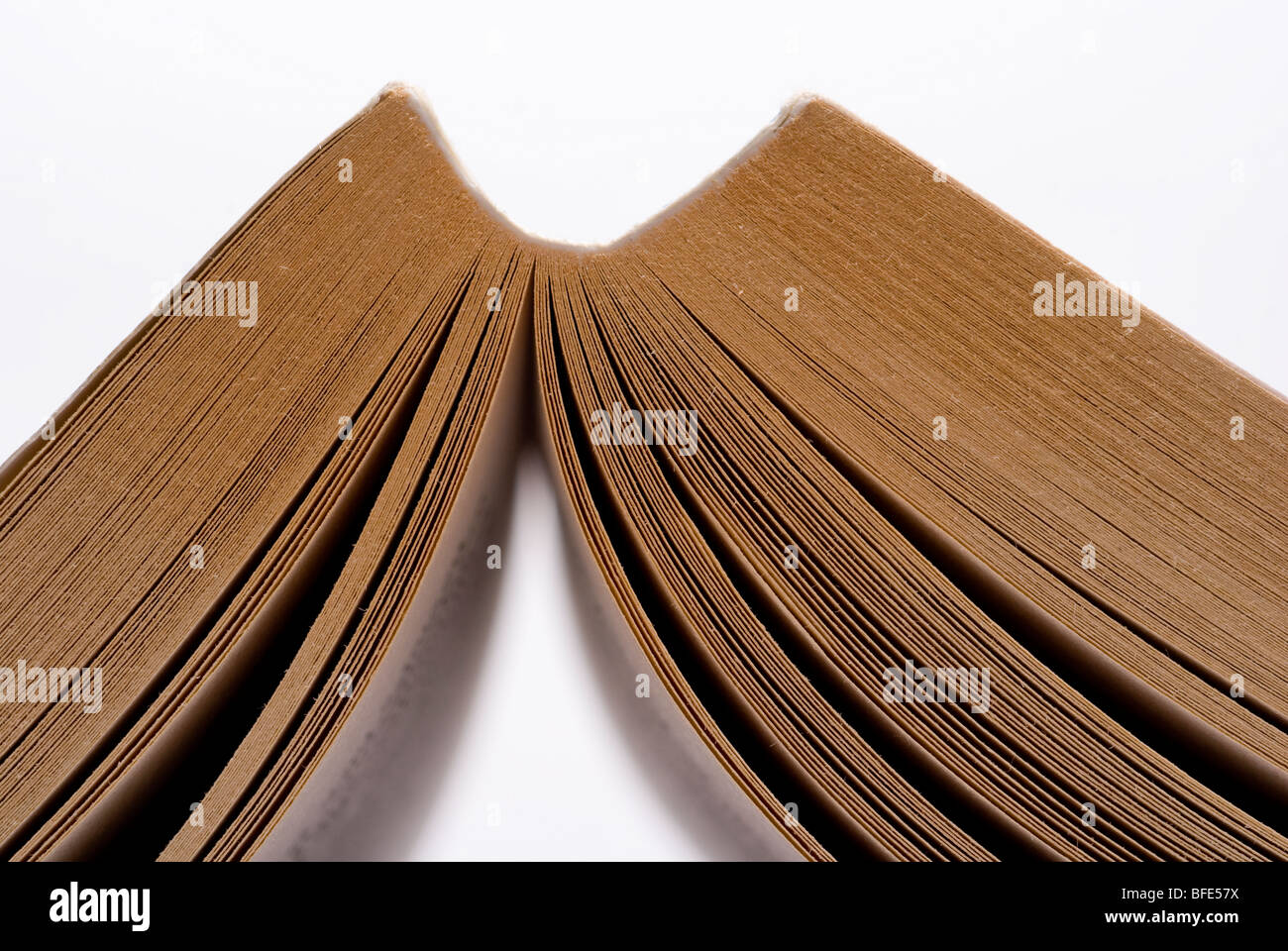 livre à l’envers Banque D'Images