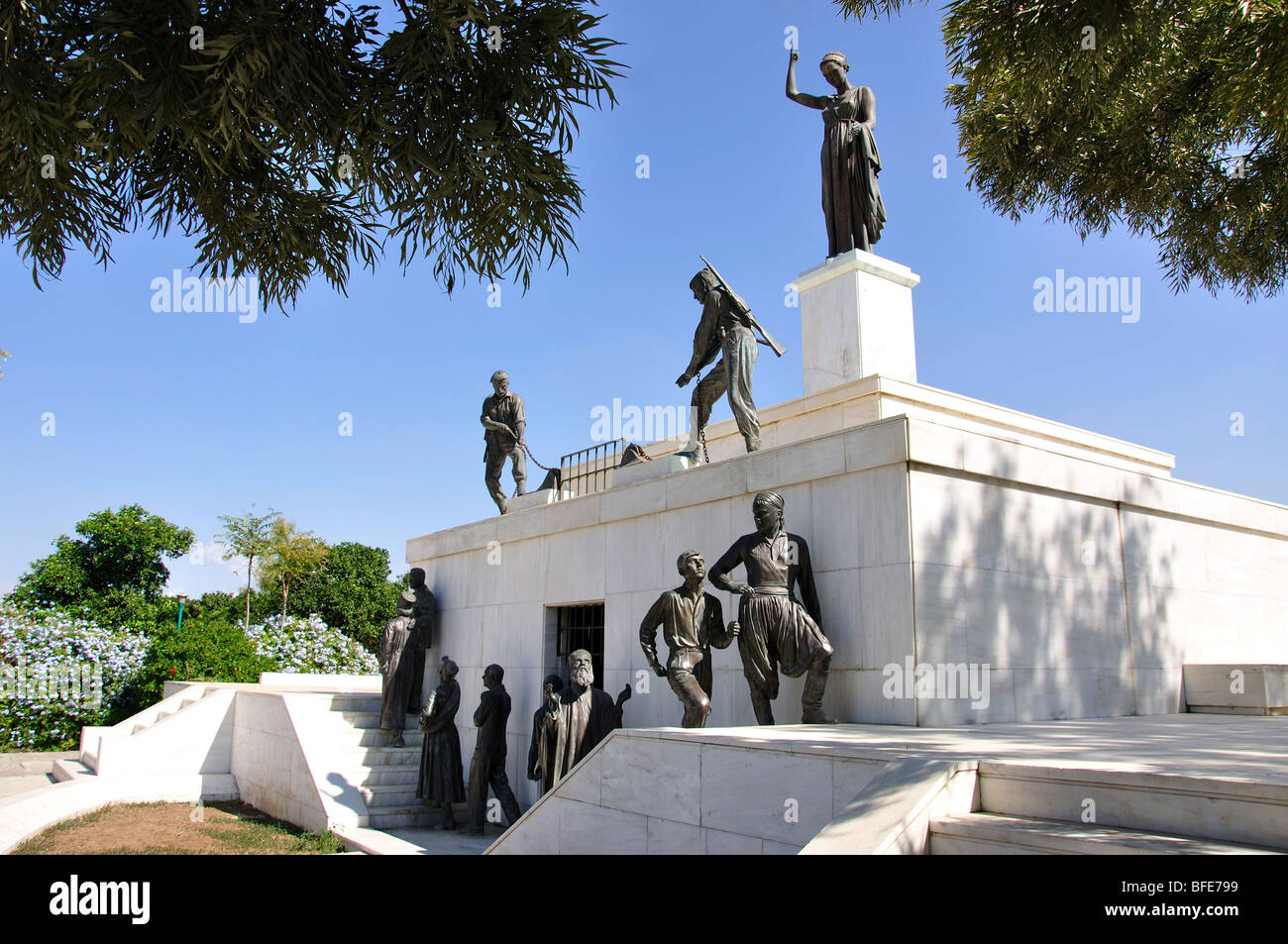 Monument de la liberté, de la vieille ville, district de Nicosie, Nicosie, Chypre Banque D'Images