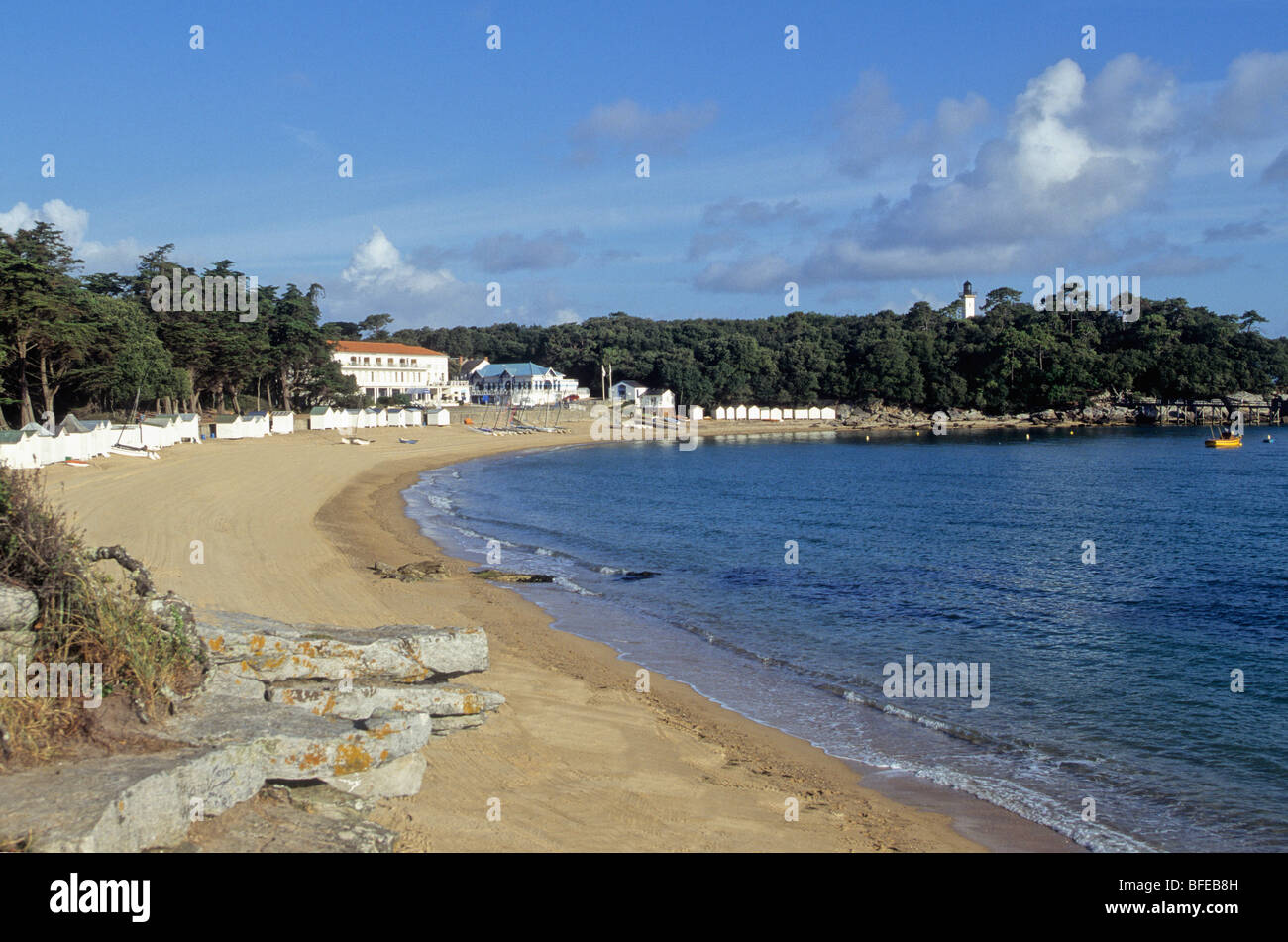 France Pays de la Loire Vendée (85 ) l'île de Noirmoutier plage des Dames Banque D'Images