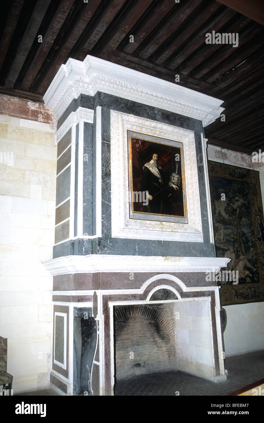 France Aquitaine Gironde ( 33 ) Ducs d'Epernon Cadillac château Banque D'Images